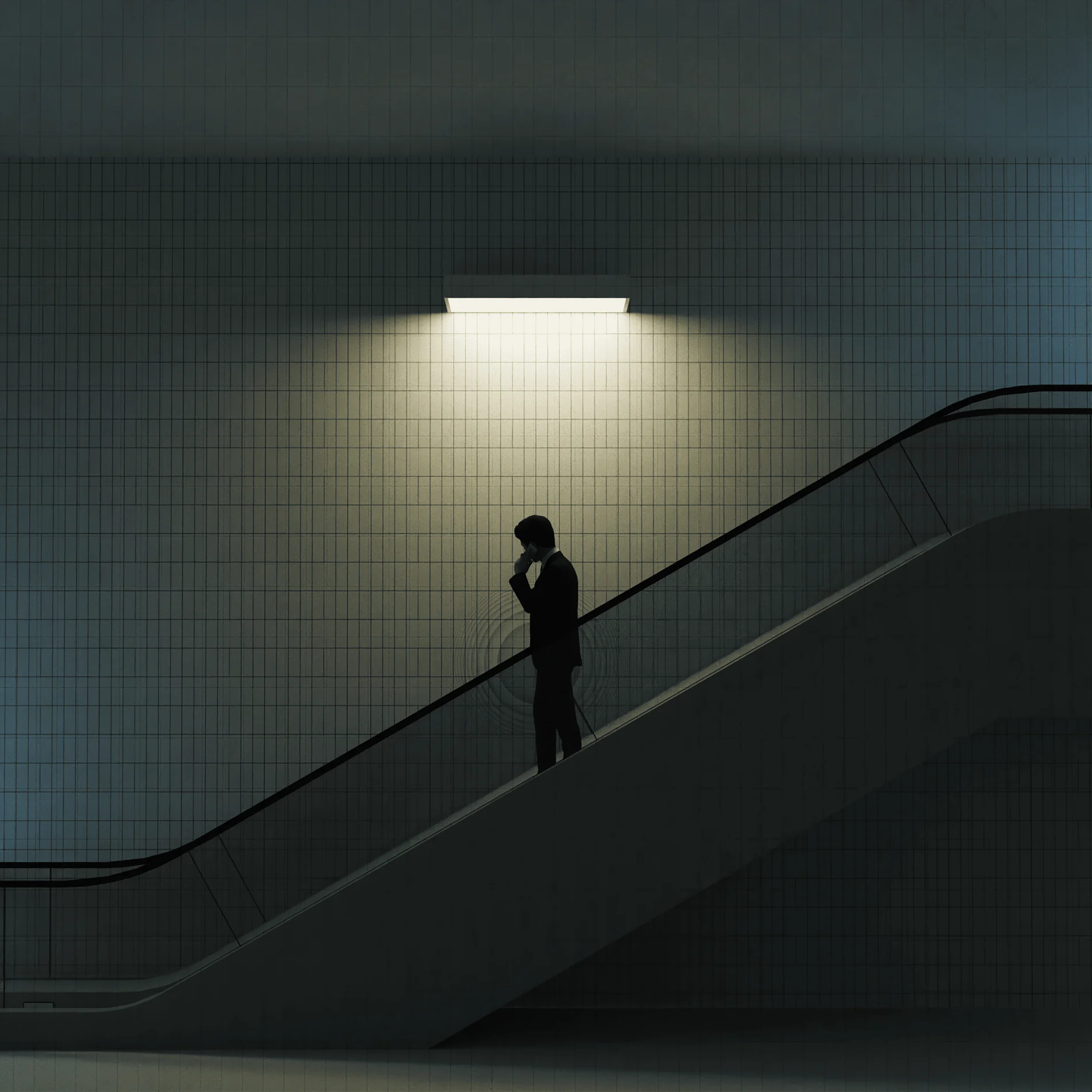 The Subway — Yellow / blue lighting study 02